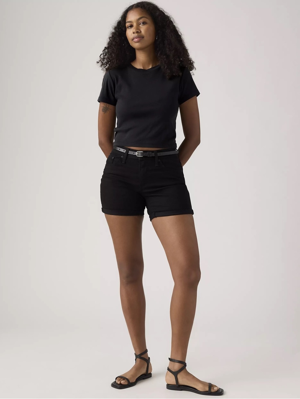 Levi’s Mid Length Black Shorts